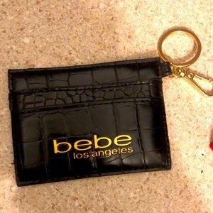 Bebe card wallet keychain
